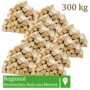 Buchen-Brennholz 300 kg für Öfen und Kamine, Kohlenbecken, Grill. Buchenscheite 25 cm Flameup