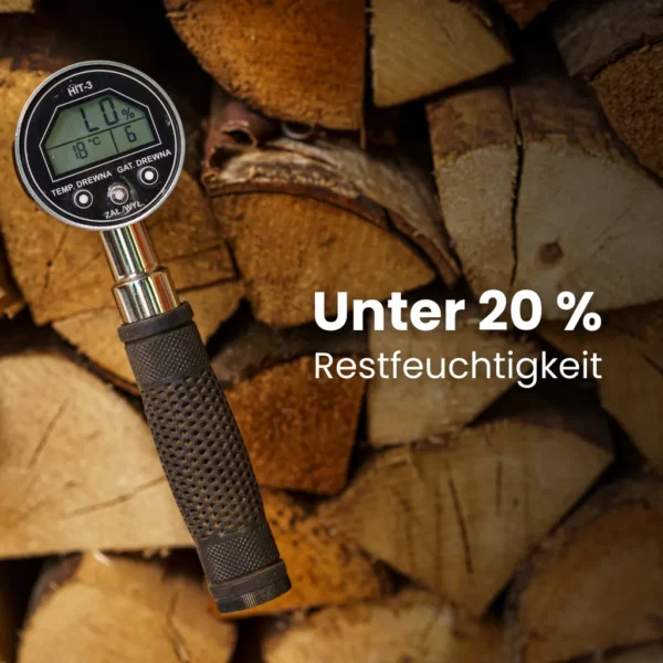 RM PREMIUM Buchen Brennholz | 25cm | kammergetrocknet | auf Palette | 500kg | Kaminholz | 1,6 SRM – Image 2
