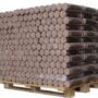 Verdichtetes Holz – Hartholz – Palette – 3 Tonne