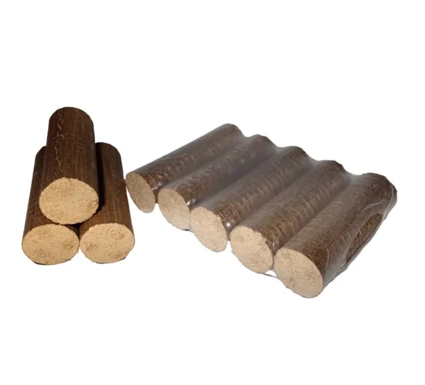 Hartholzbrikett Holzbriketts Nestro Nielsen BUCHE rund 960 kg Palette 96 x 10 kg – Image 2