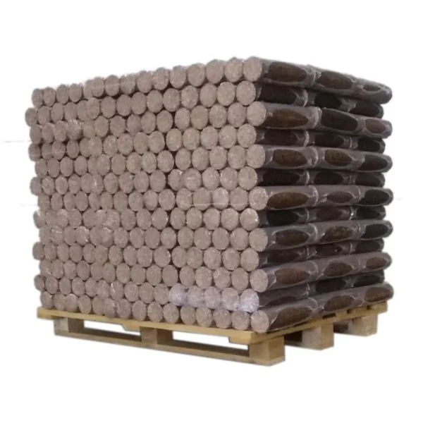 VERDICHTETES HOLZ – HARTHOLZ – PALETTE – 1 TONNE
