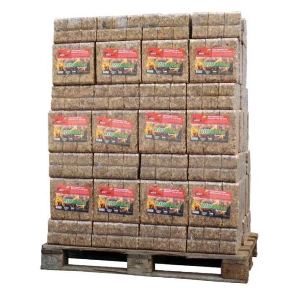 MegaRuf BioBriq Holzbriketts – Palette (ca. 972 kg)